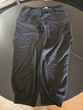 PJ Paul Jones Men’s Black Cargo Jogger Sweatpants 2XL